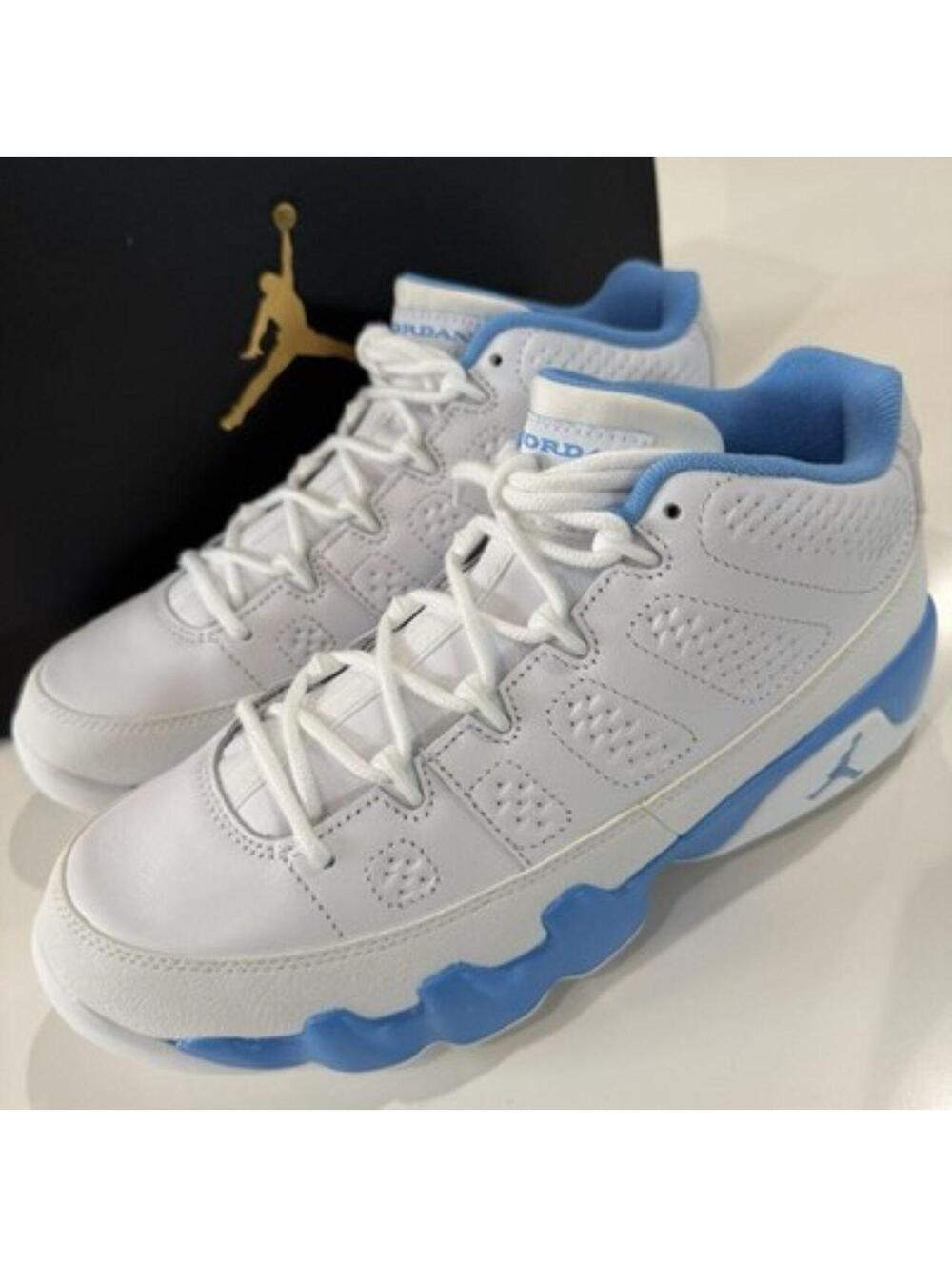 Jordan 9 Retro Golf Shoes White Blue Size 10
